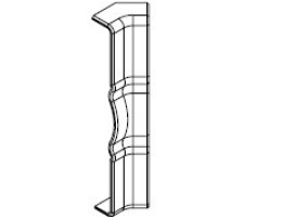 Eurocell Decorative ring beam 135˚ INT corner ( CRS8257 )